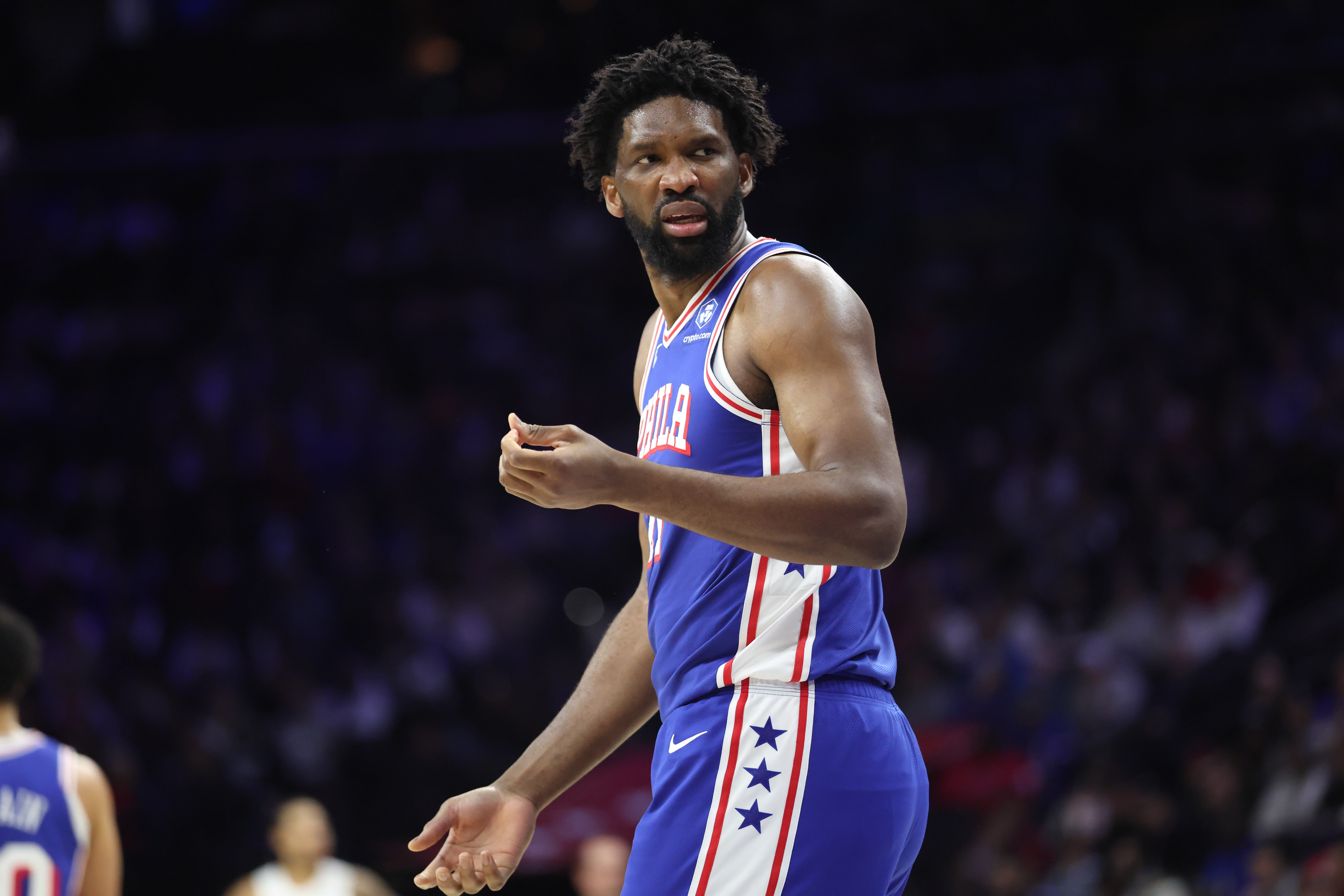 开云体育app下载-恩比德：不清楚为啥不在入场介绍时称我The Process了 我很意外